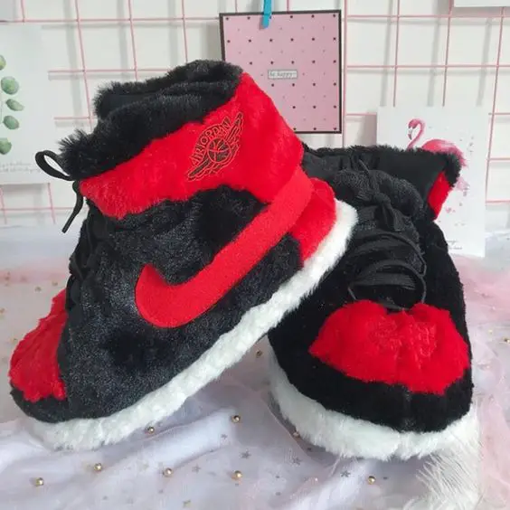pantuflas air jordan 1 retro bred banned - ipantuflas.com
